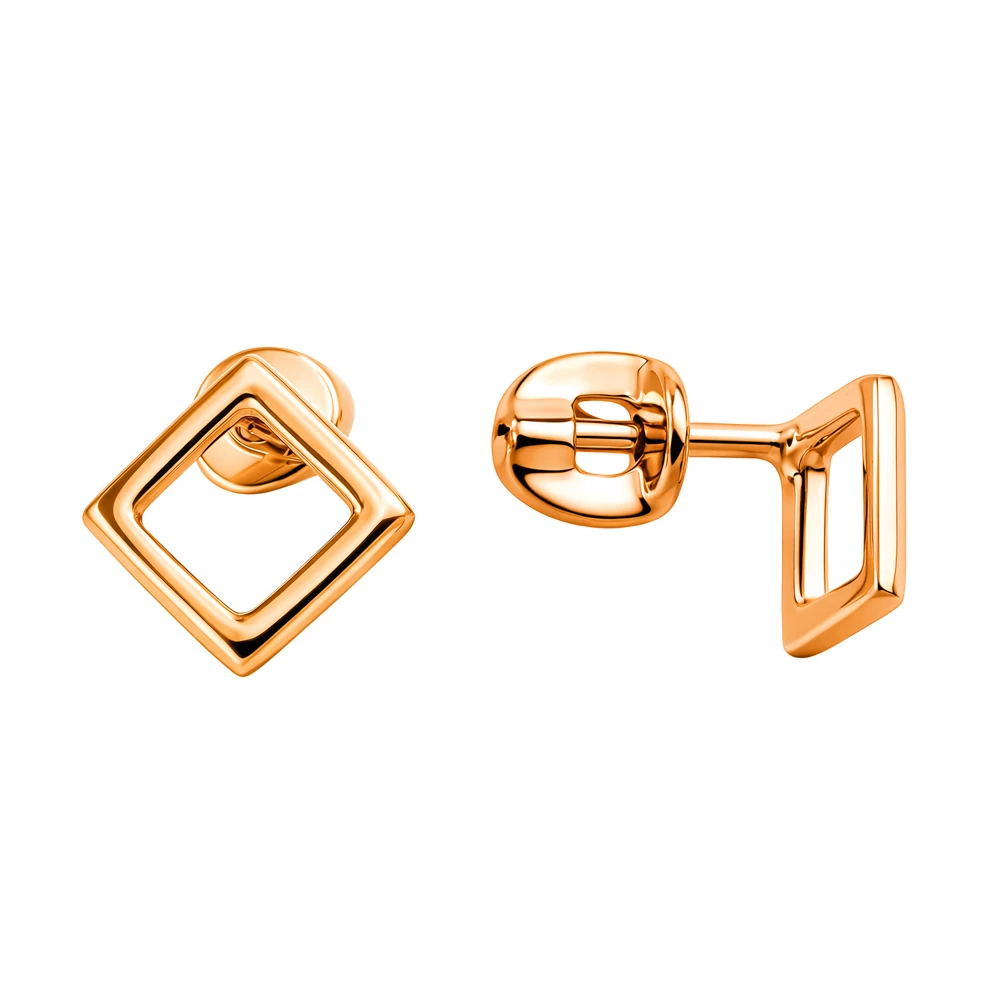 Серьги из красного золота 585 пробы