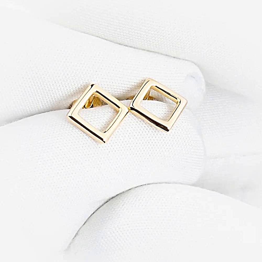 Серьги из красного золота 585 пробы