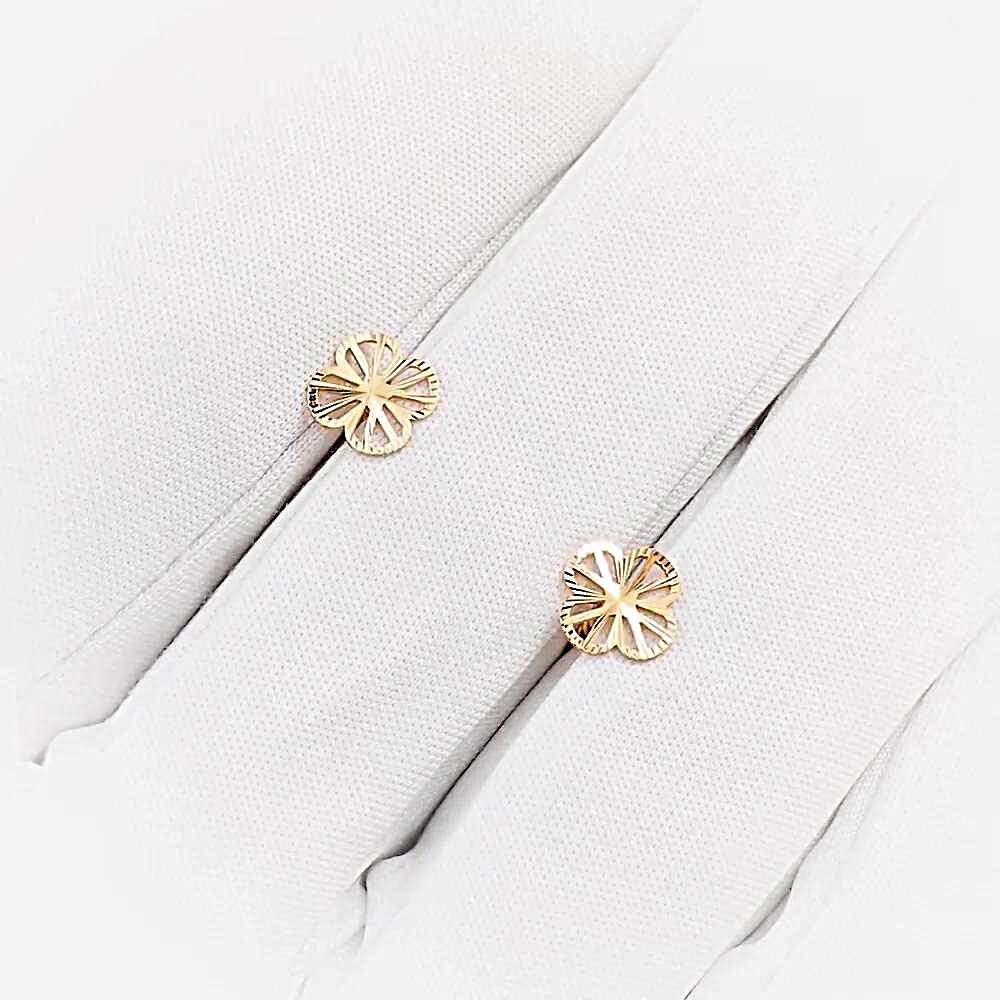Серьги из красного золота 585 пробы