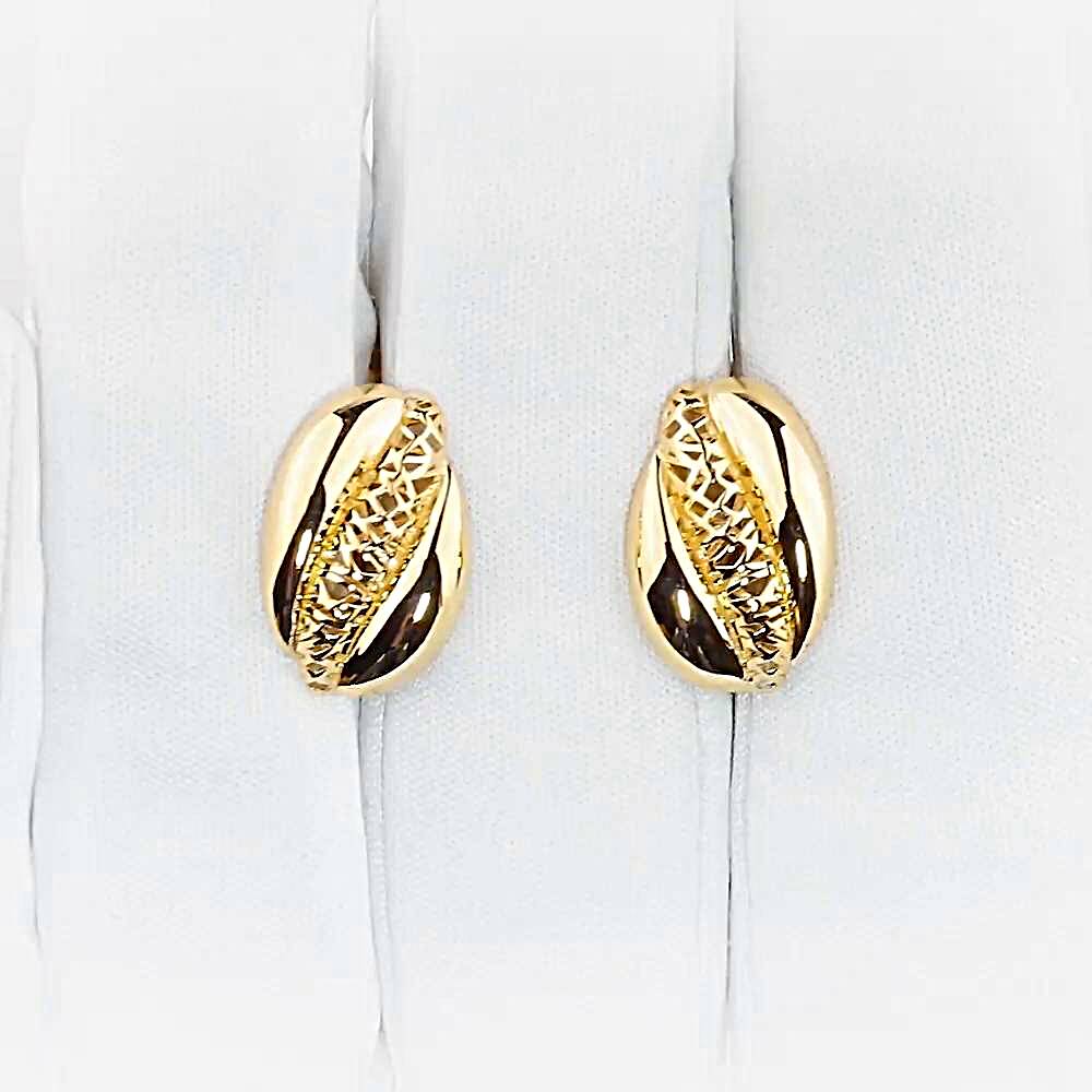 Серьги из красного золота 585 пробы 1