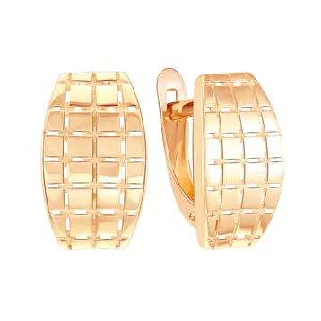Серьги из красного золота 585 пробы