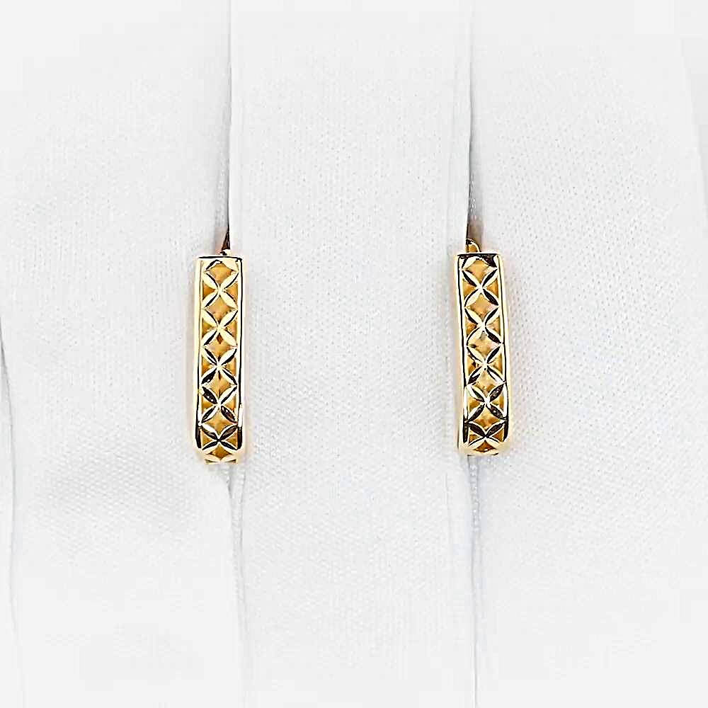 Серьги из красного золота 585 пробы 1