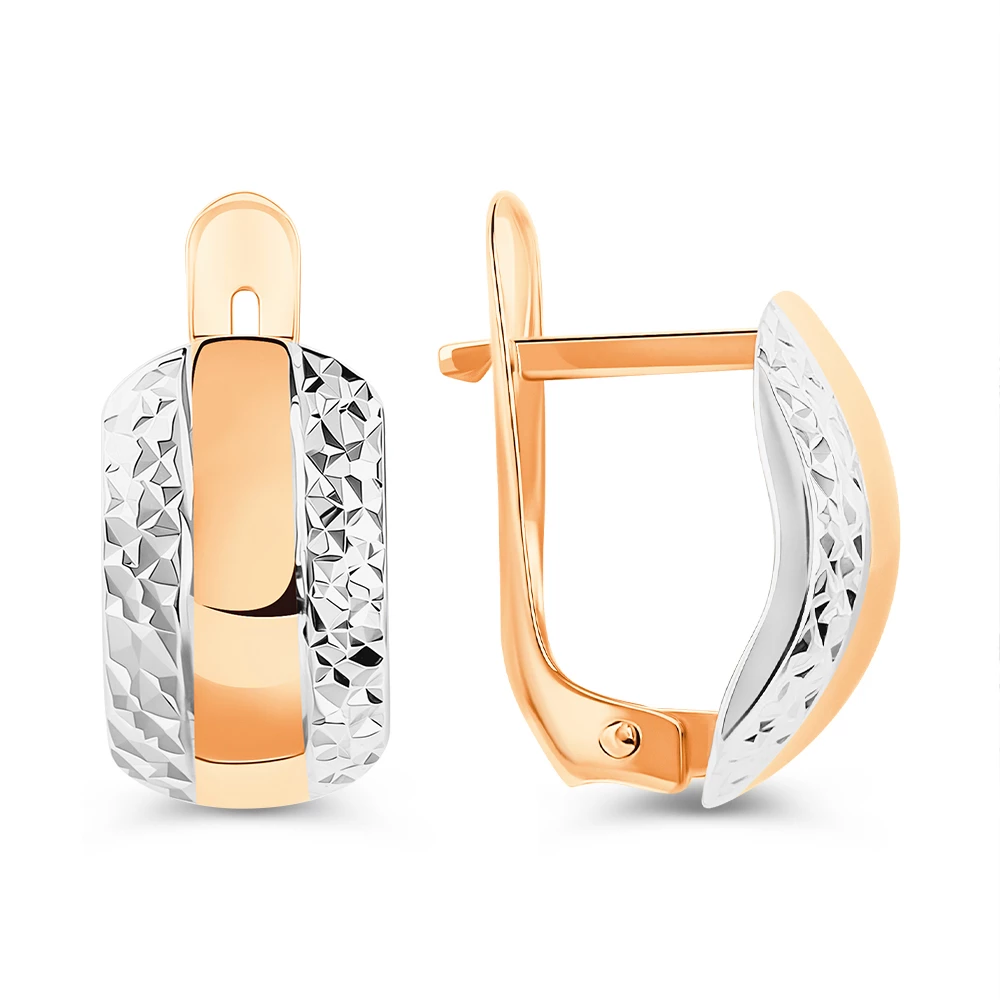 Серьги из красного золота 585 пробы 3