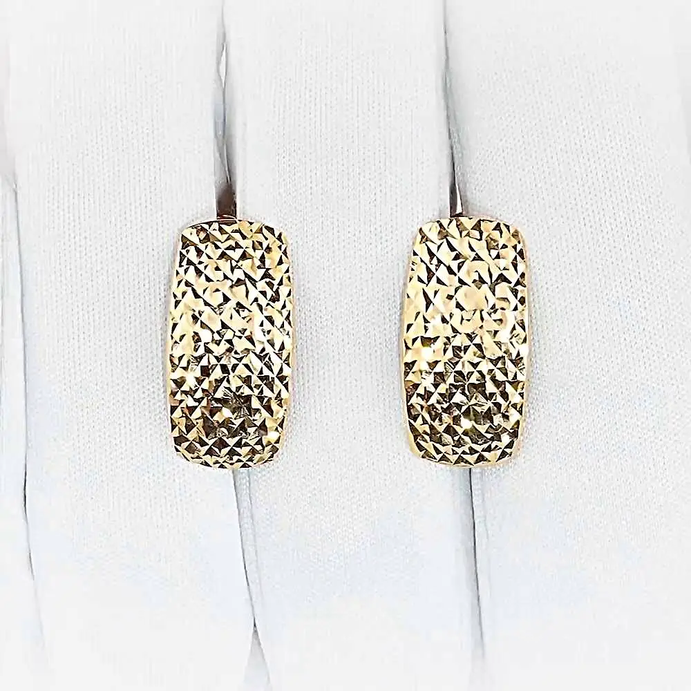 Серьги из красного золота 585 пробы 2