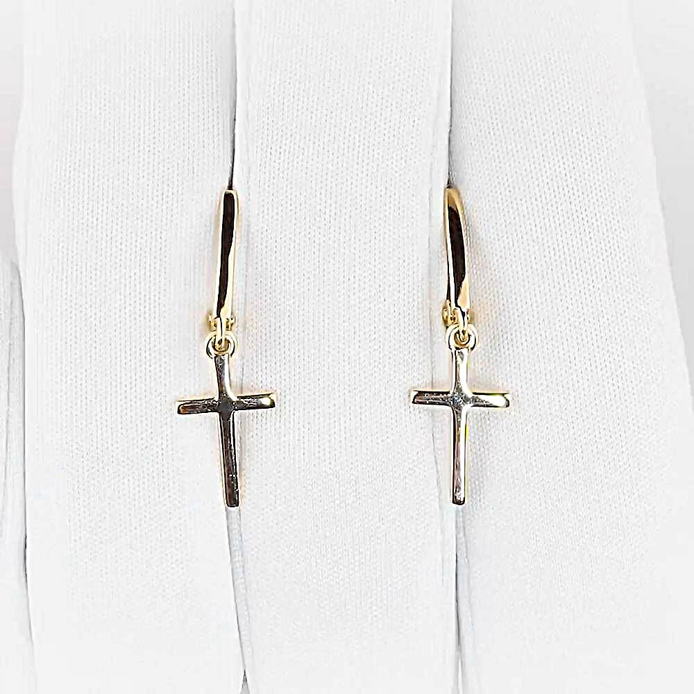 Серьги из красного золота 585 пробы 1