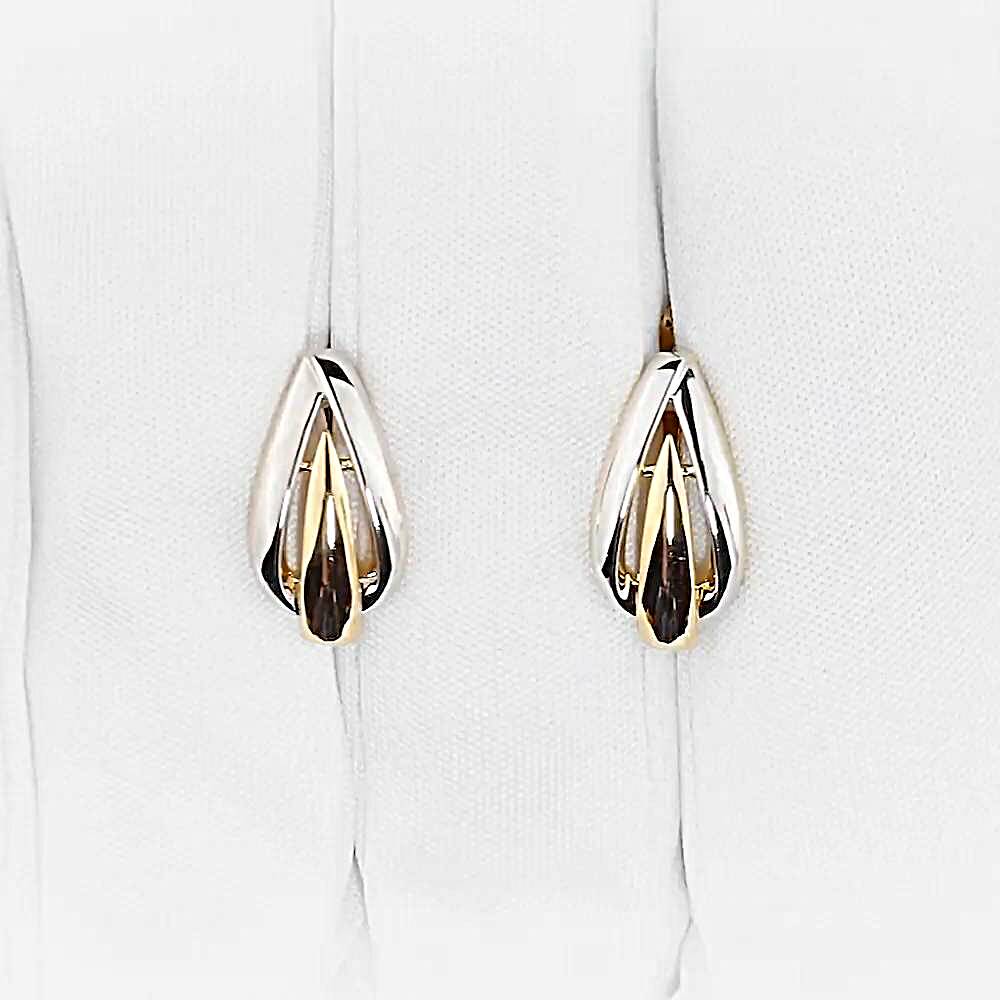 Серьги из красного золота 585 пробы 1
