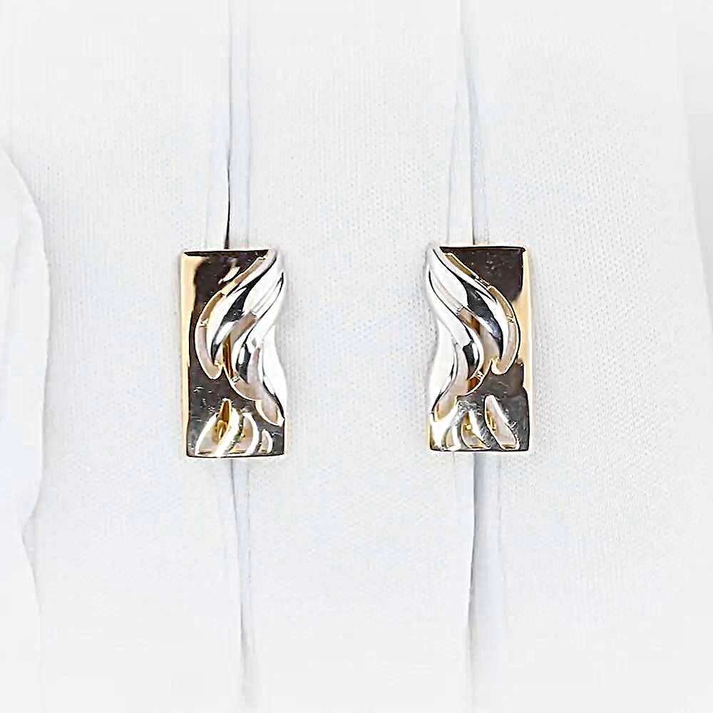 Серьги из красного золота 585 пробы 1