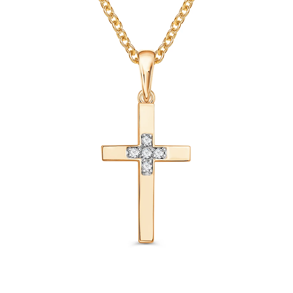 Серьги  Кошка из красного золота 375 пробы