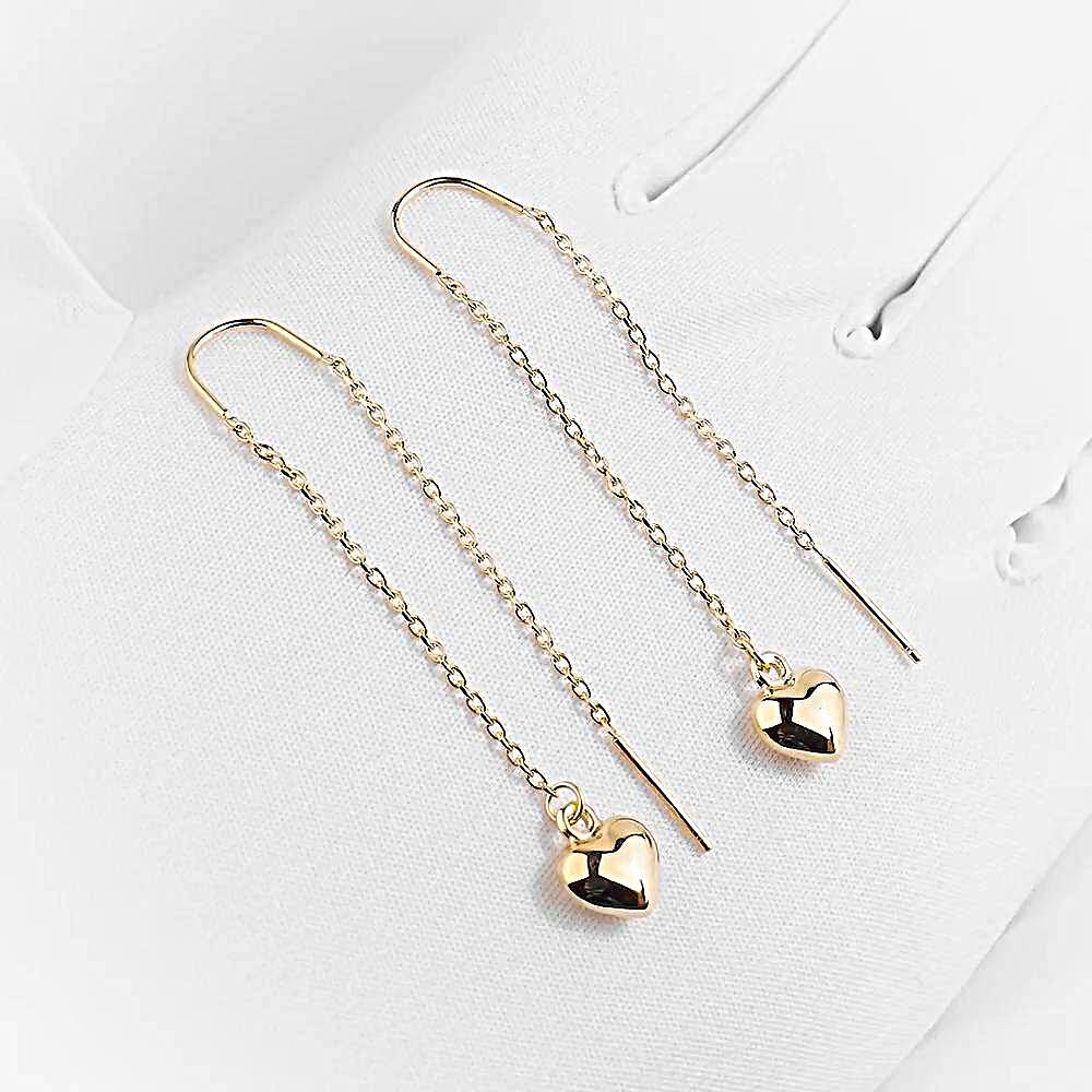 Серьги из красного золота 585 пробы