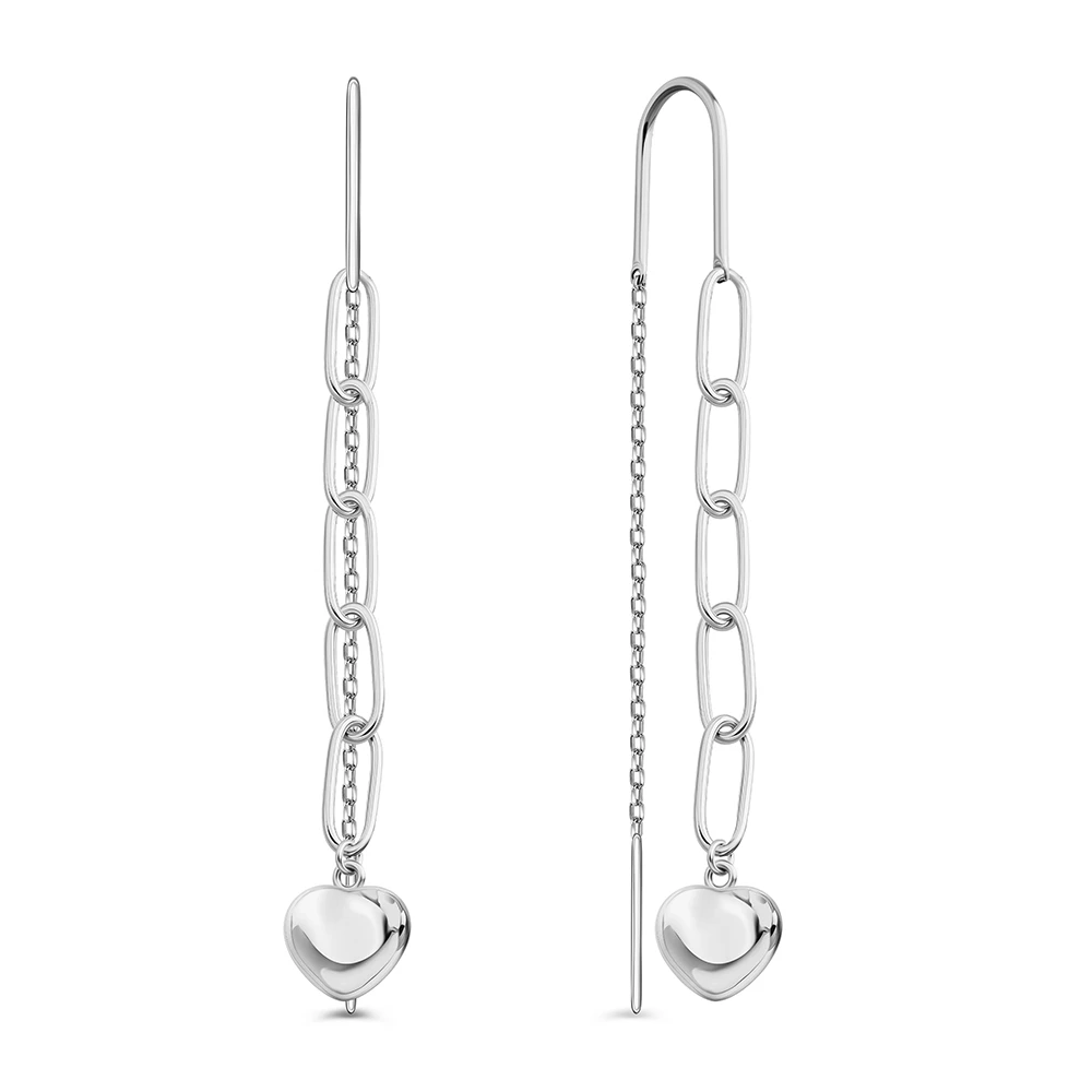 Серьги из красного золота 585 пробы