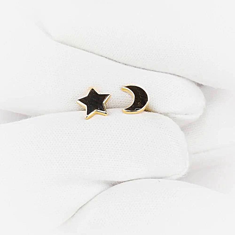 Серьги из красного золота 585 пробы