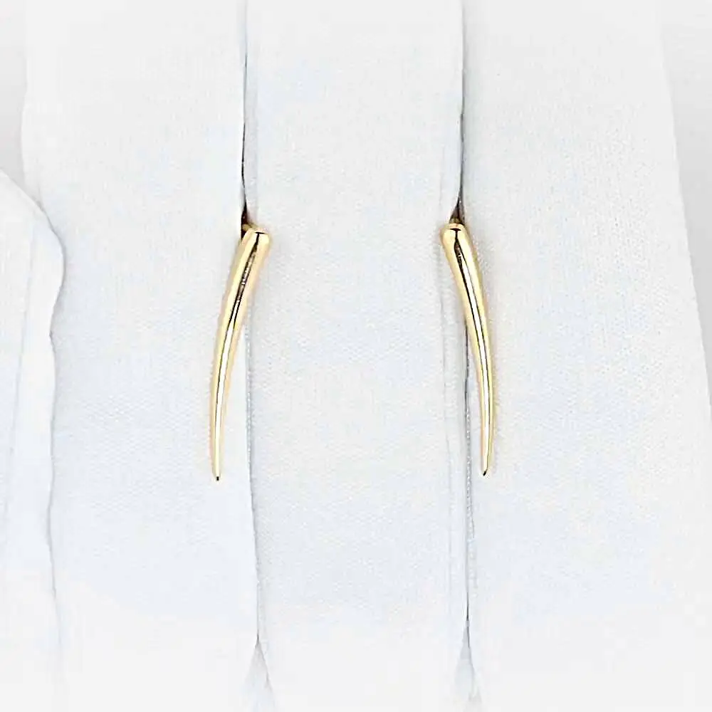 Серьги из красного золота 585 пробы 2
