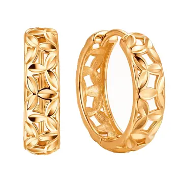 Серьги из красного золота 585 пробы