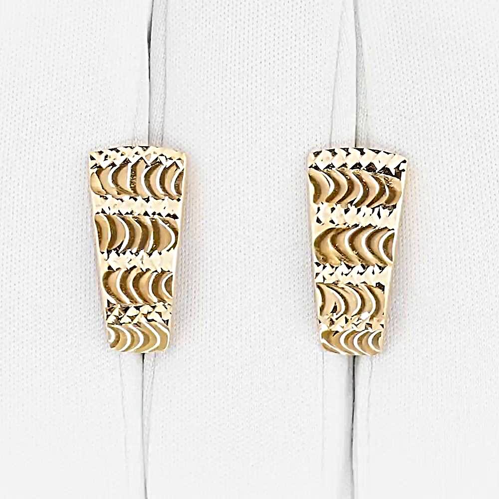 Серьги из красного золота 585 пробы 1
