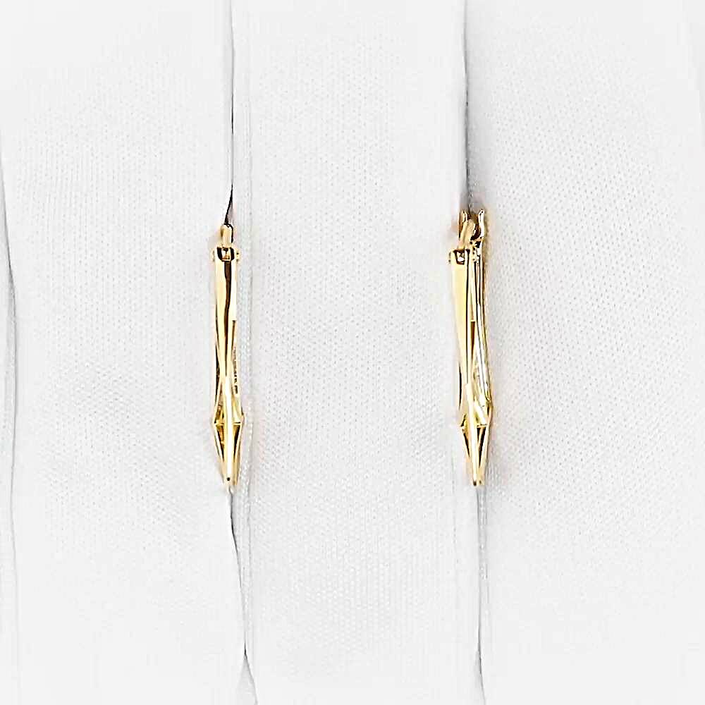 Серьги из красного золота 585 пробы 1