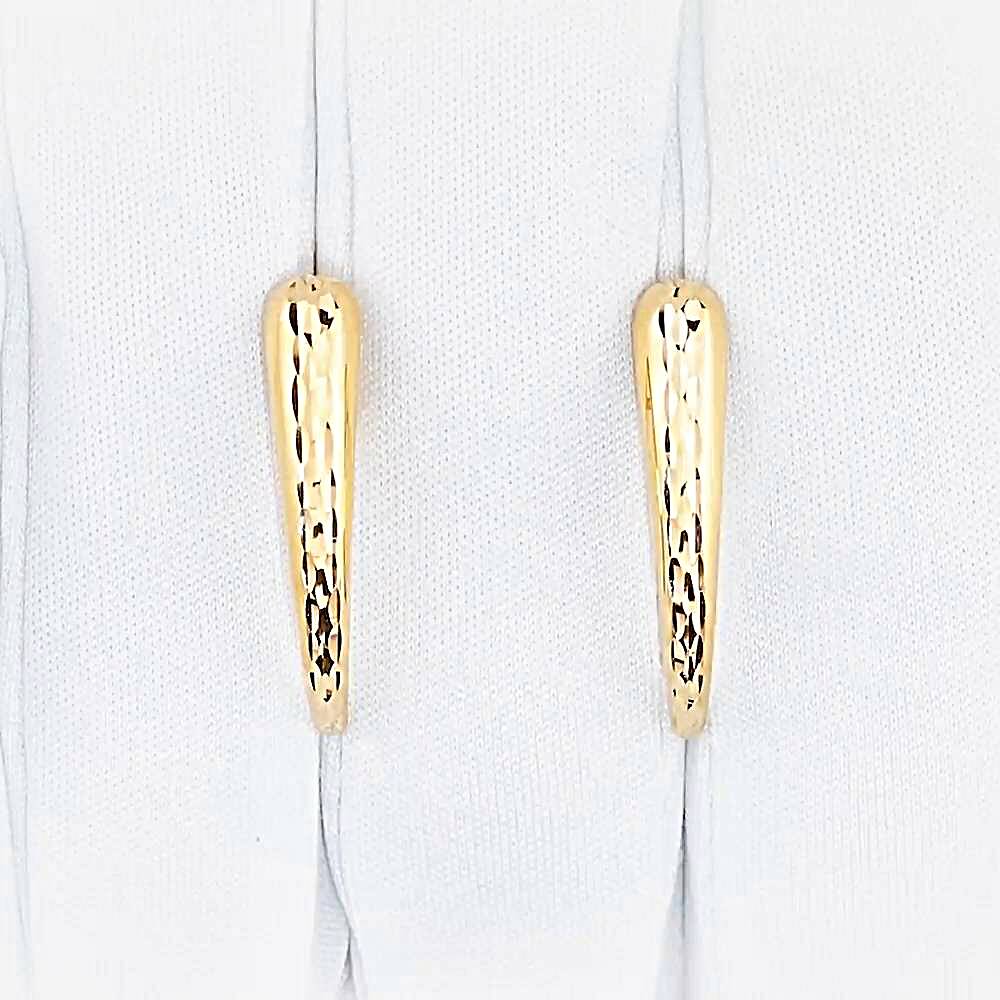 Серьги из красного золота 585 пробы 1