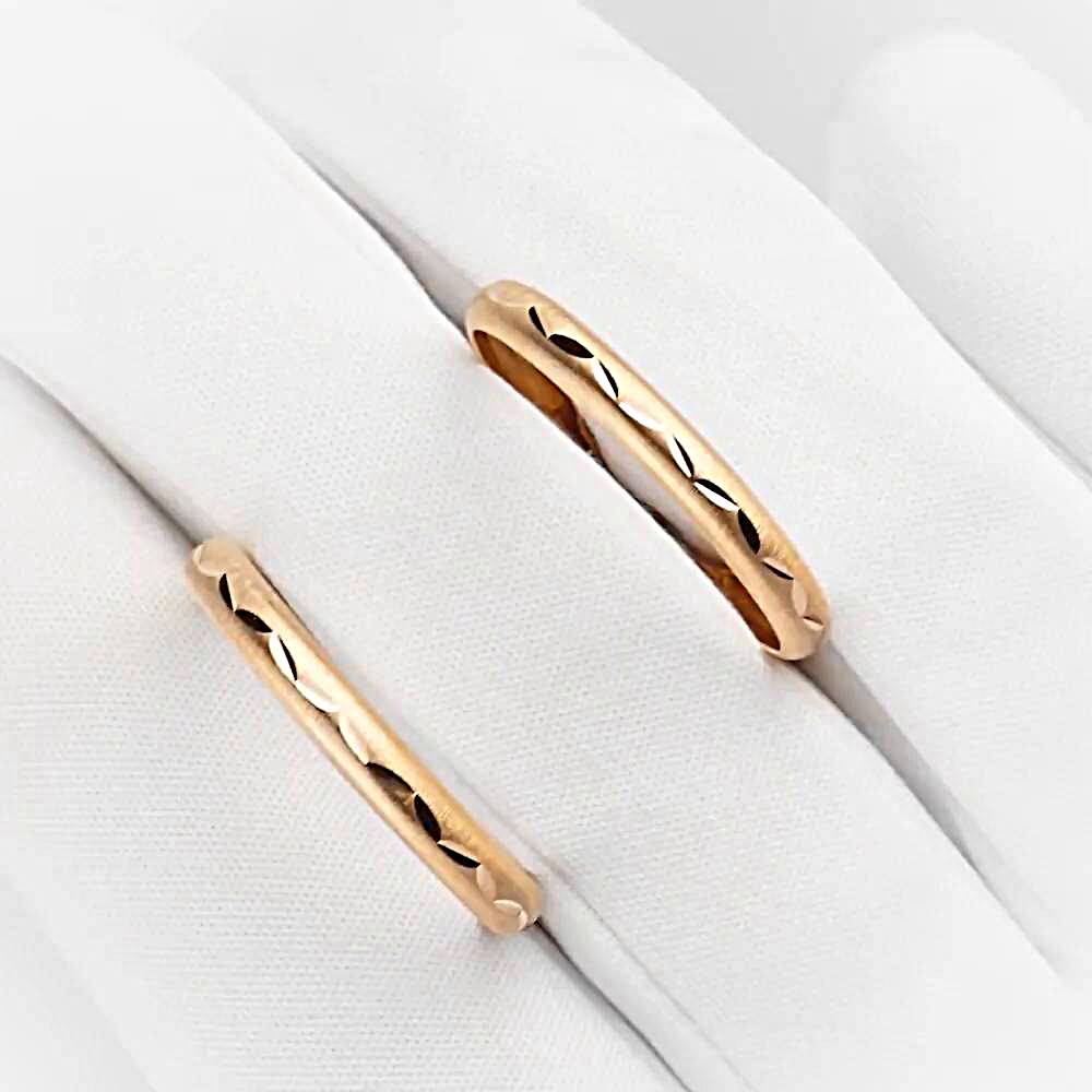 Серьги конго из красного золота 375 пробы 1
