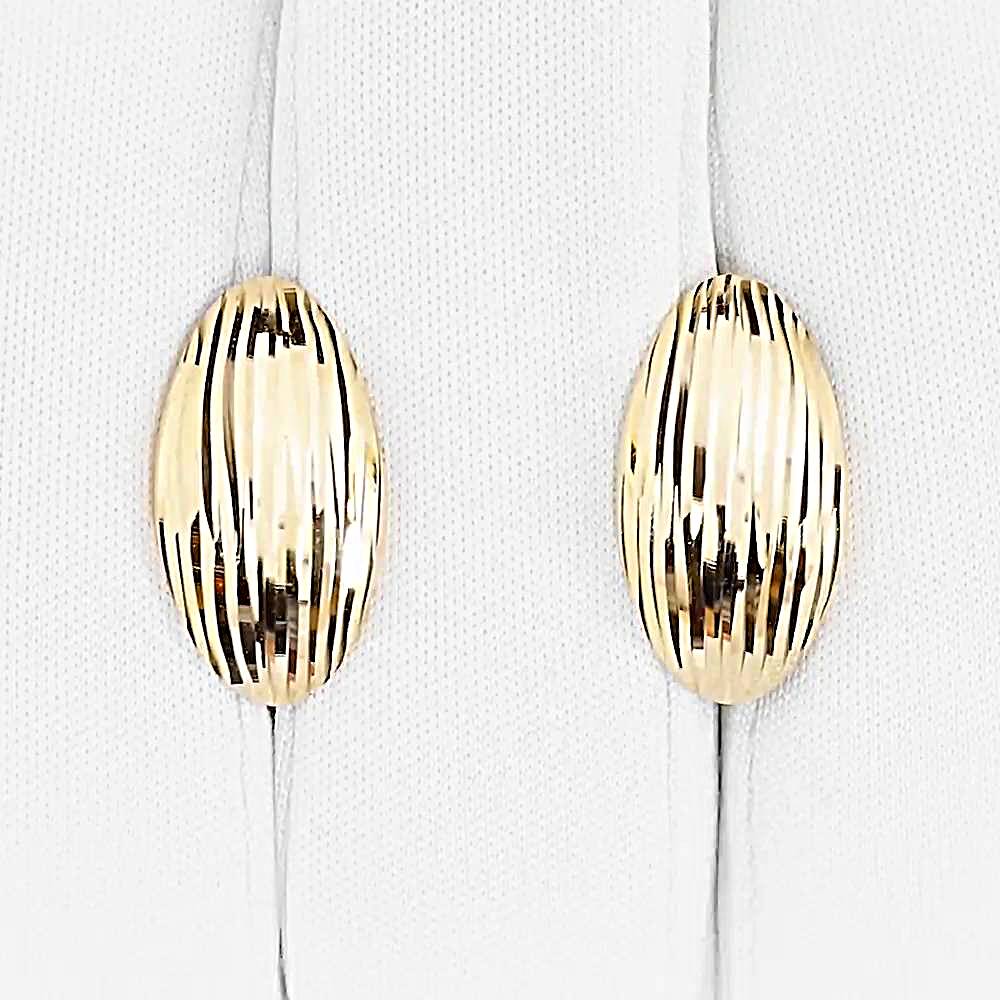 Серьги из красного золота 585 пробы 1