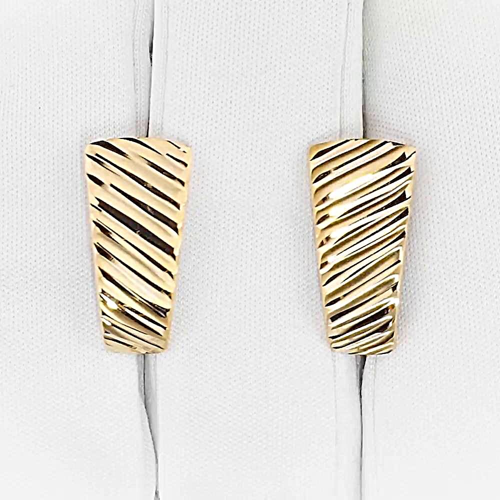 Серьги из красного золота 585 пробы 1