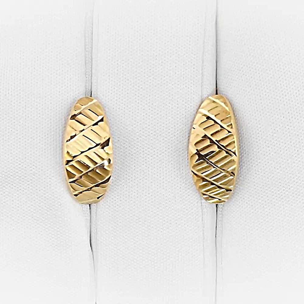 Серьги из красного золота 585 пробы 1