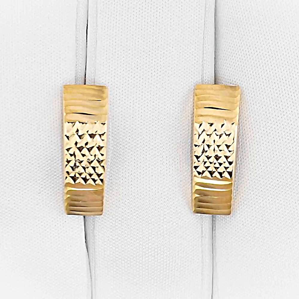 Серьги из красного золота 585 пробы 1