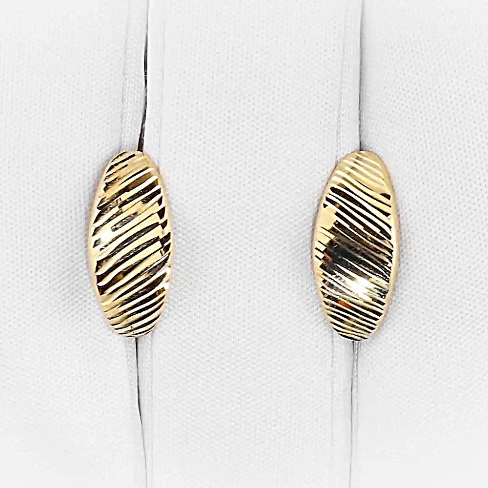 Серьги из красного золота 585 пробы 1