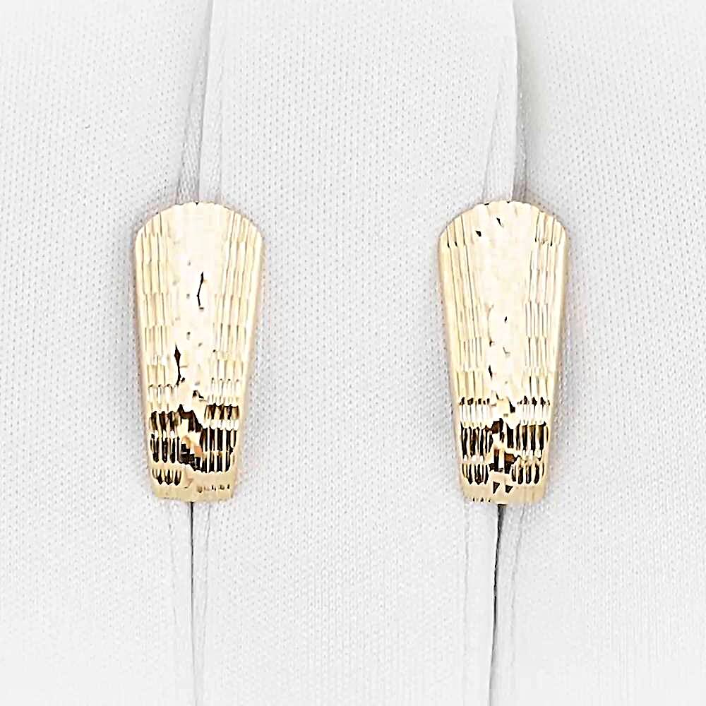 Серьги из красного золота 585 пробы 1