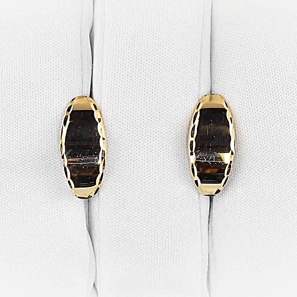 Серьги из красного золота 585 пробы 1