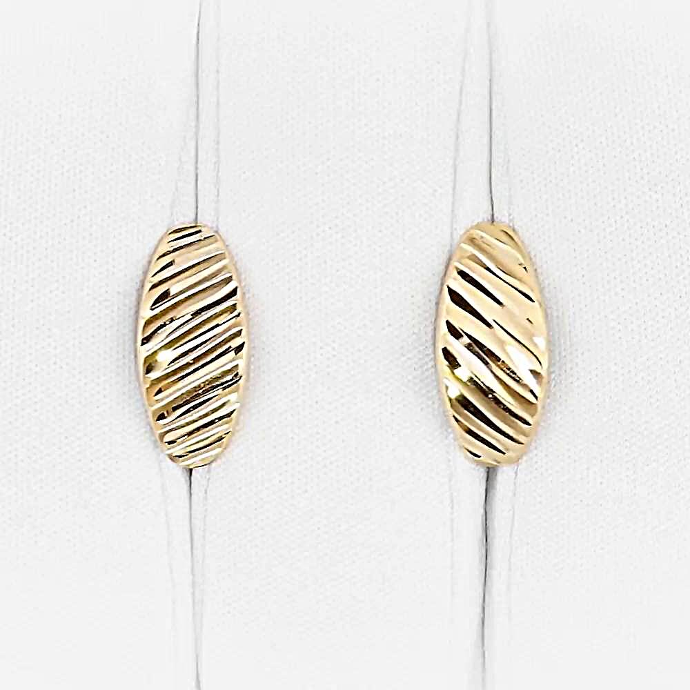 Серьги из красного золота 585 пробы 1