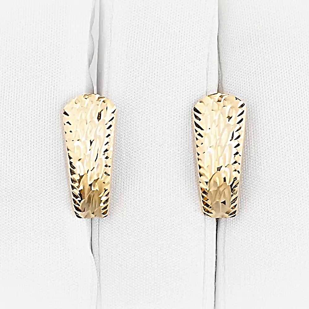 Серьги из красного золота 585 пробы