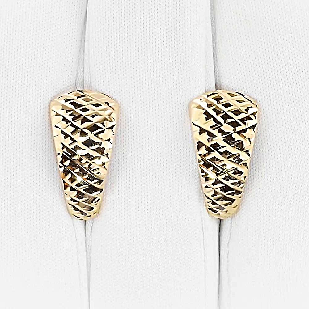 Серьги из красного золота 585 пробы 1