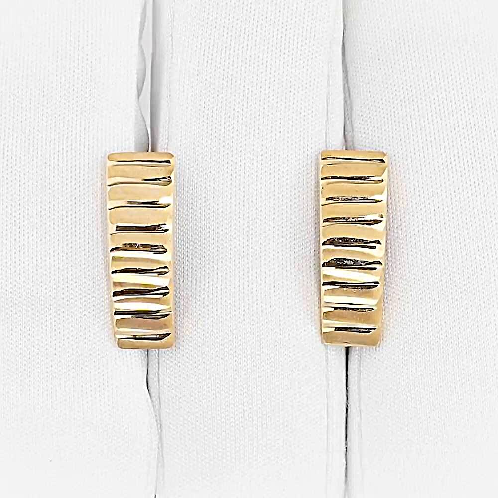 Серьги из красного золота 585 пробы