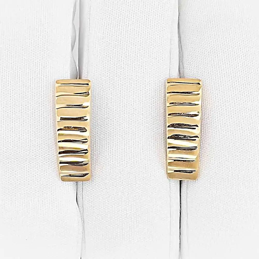 Серьги из красного золота 585 пробы 2
