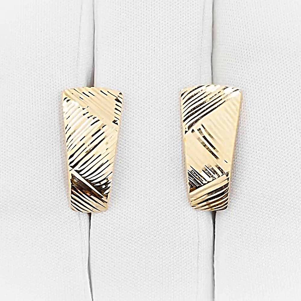 Серьги из красного золота 585 пробы 1