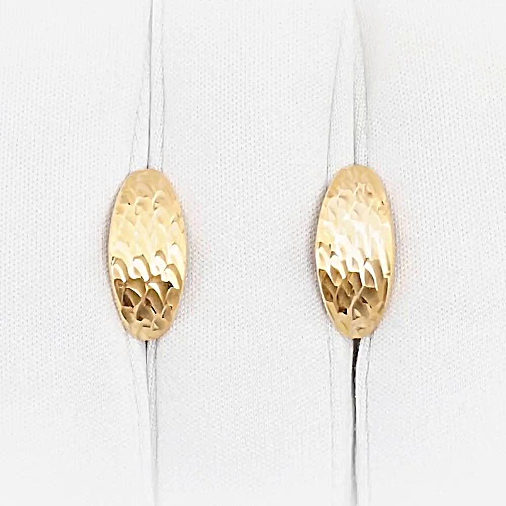 Серьги из красного золота 585 пробы 1