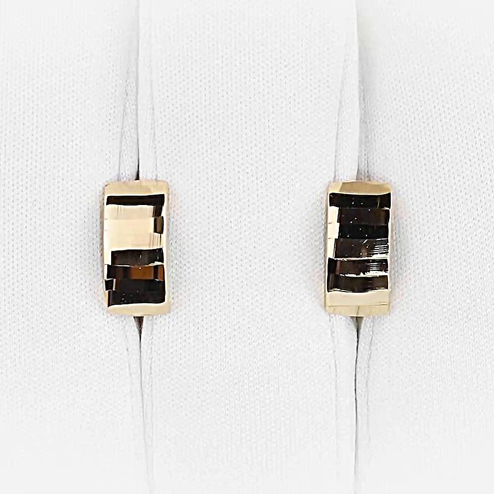 Серьги из красного золота 585 пробы 1