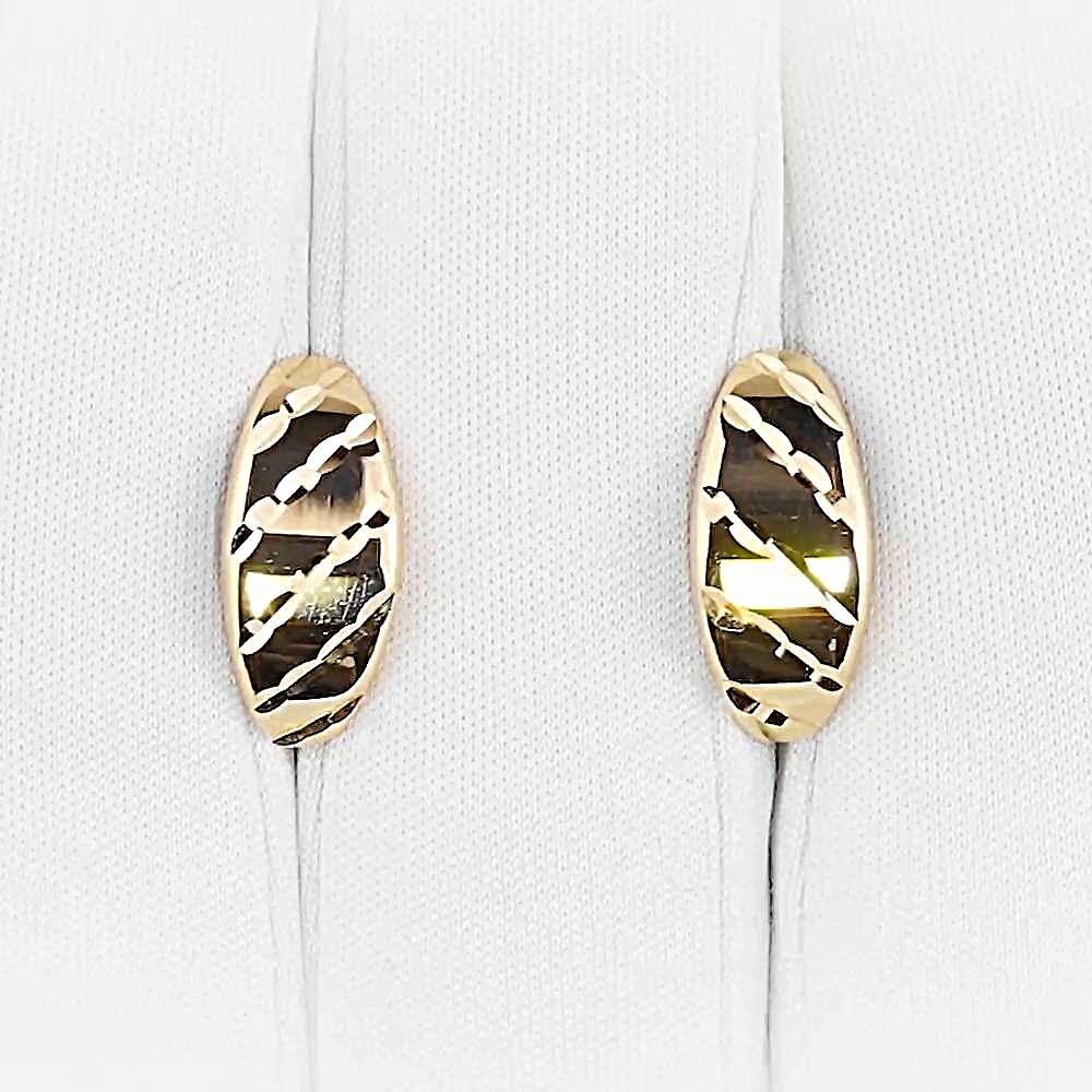 Серьги из красного золота 585 пробы 1