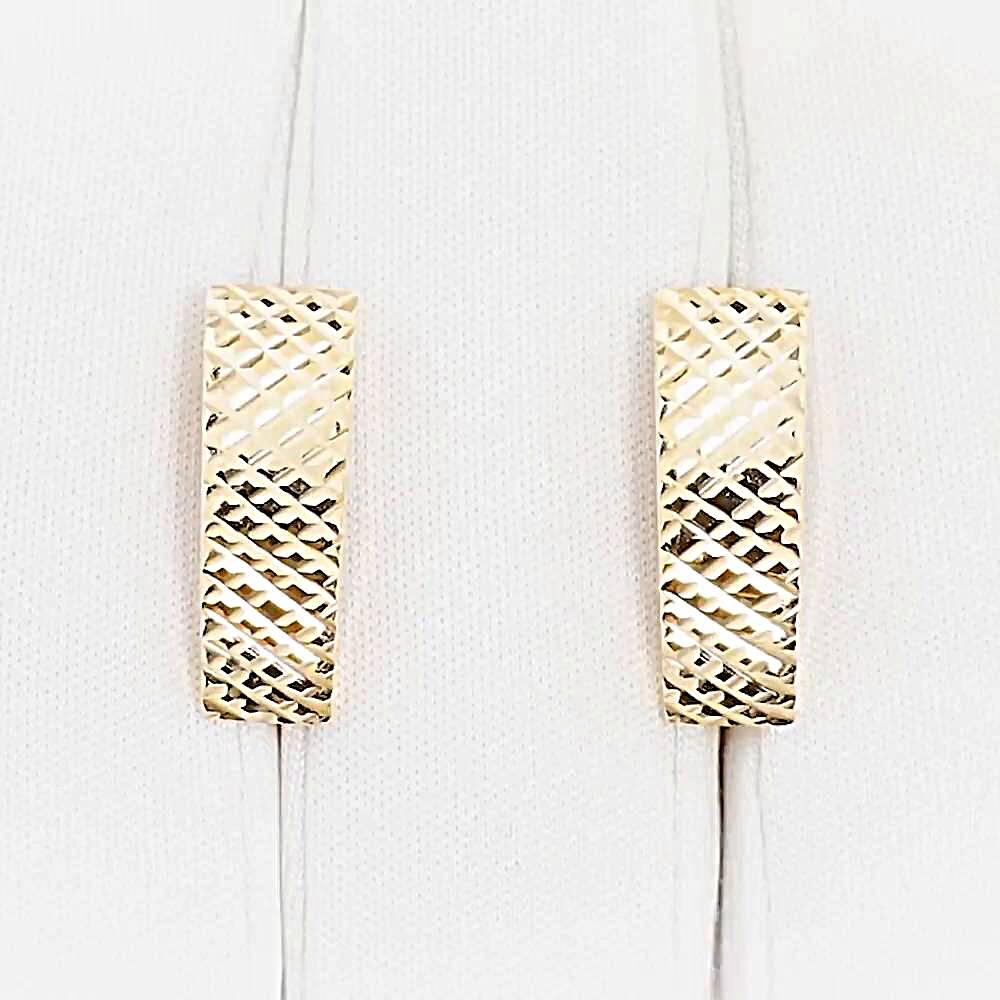 Серьги из красного золота 375 пробы