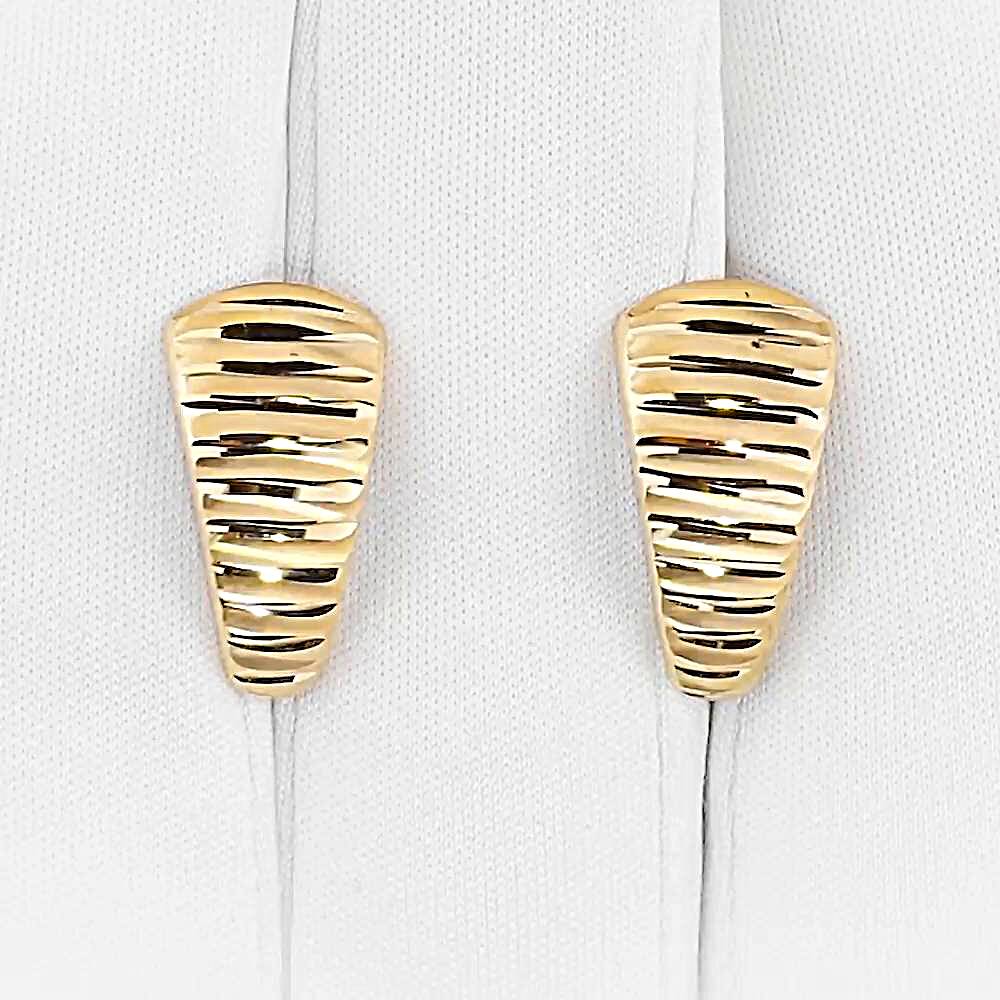 Серьги из красного золота 585 пробы 1