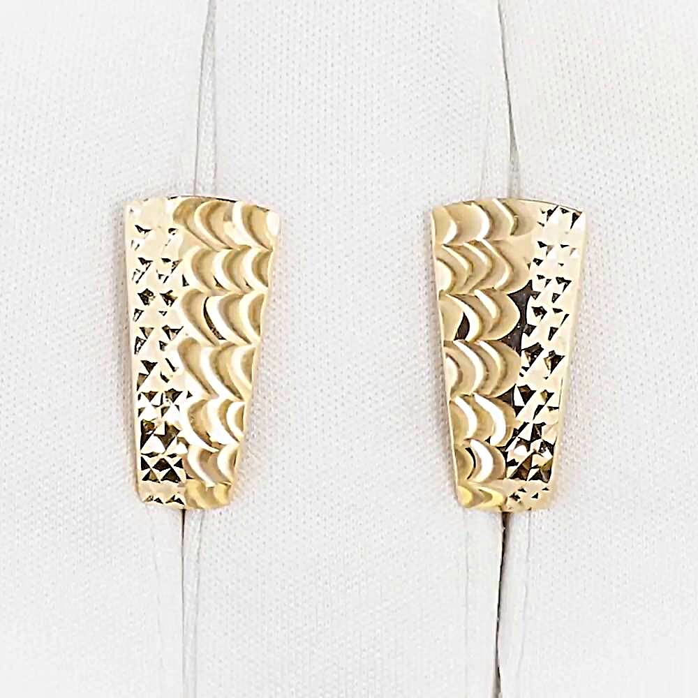 Серьги из красного золота 375 пробы