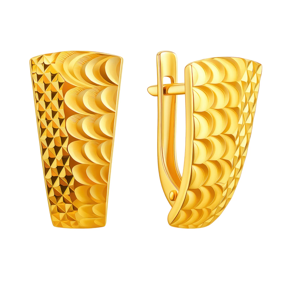 Серьги из красного золота 375 пробы Серьги из красного золота 375 пробы