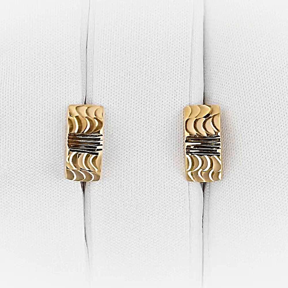 Серьги из красного золота 585 пробы 1