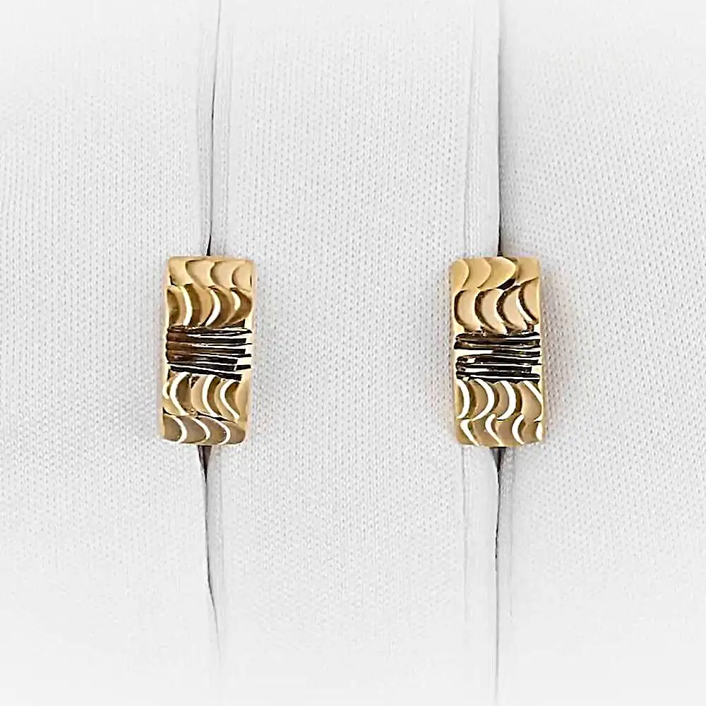 Серьги из красного золота 585 пробы 2
