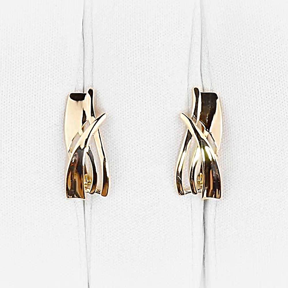 Серьги из красного золота 585 пробы