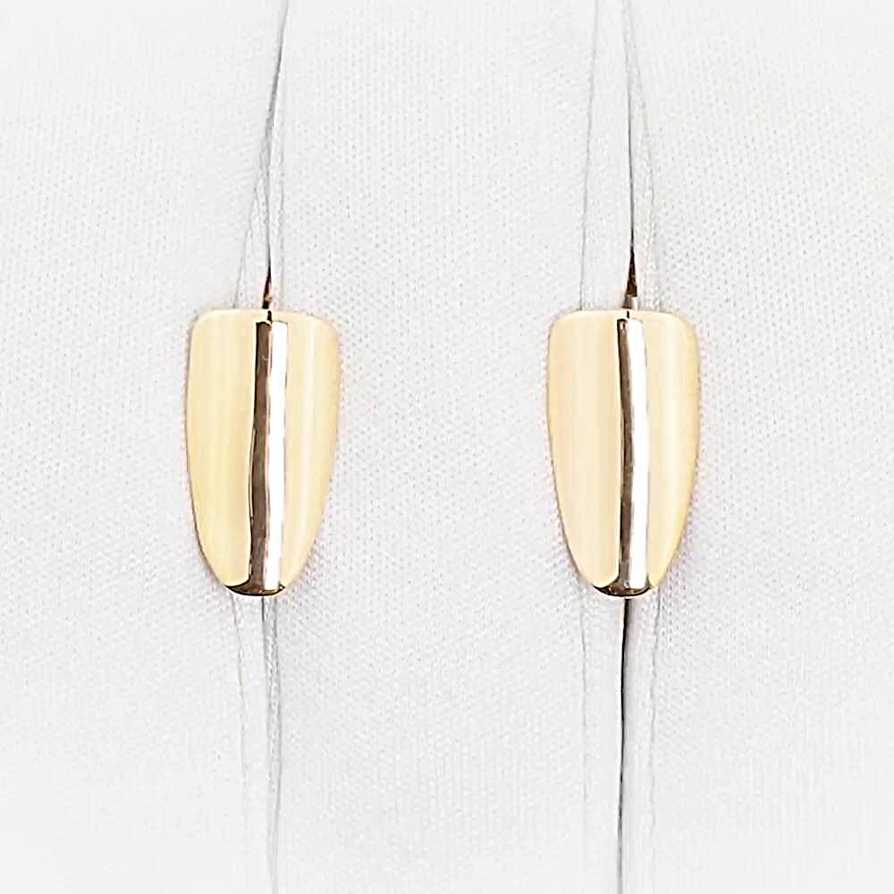 Серьги из красного золота 375 пробы