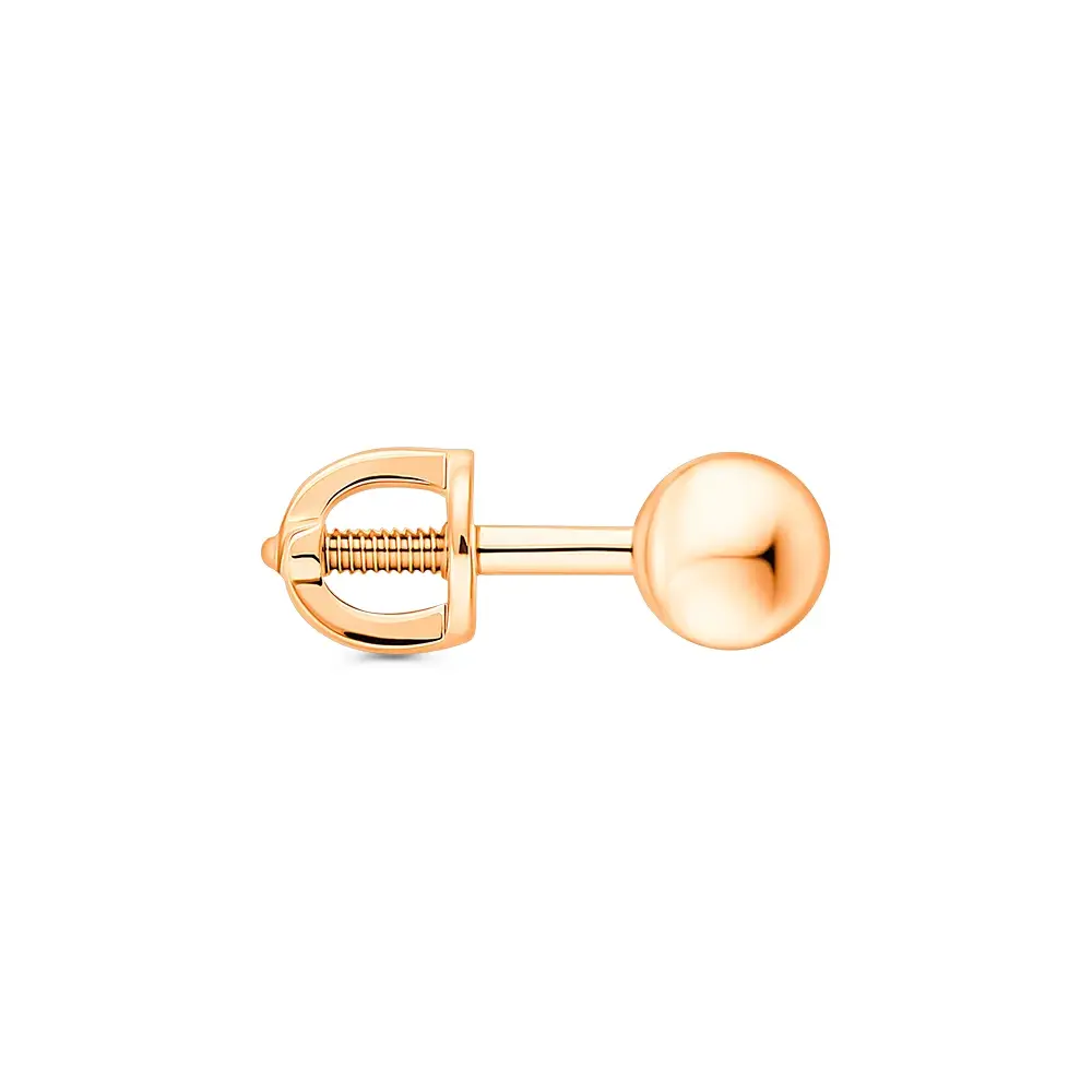 Серьги из красного золота 375 пробы 3