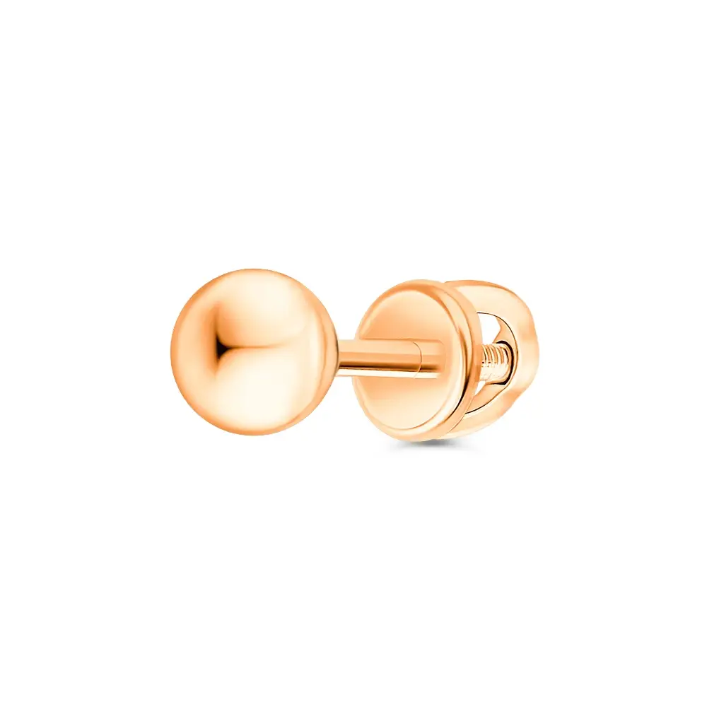 Серьги из красного золота 375 пробы 1