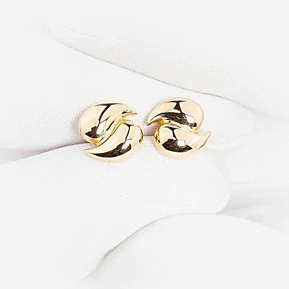 Серьги из красного золота 585 пробы