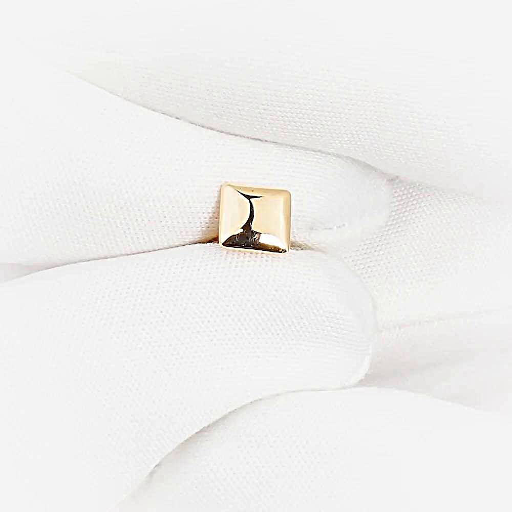 Серьга из красного золота 585 пробы