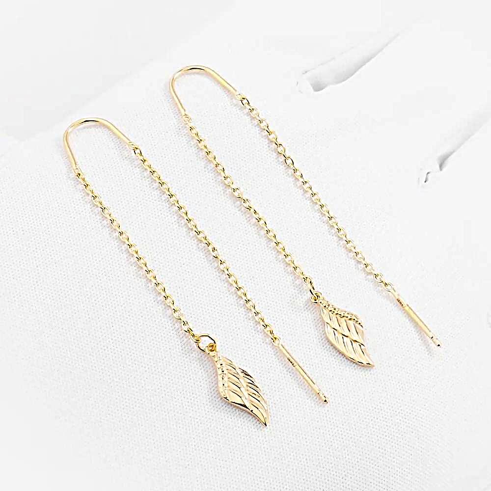 Серьги из красного золота 585 пробы 1